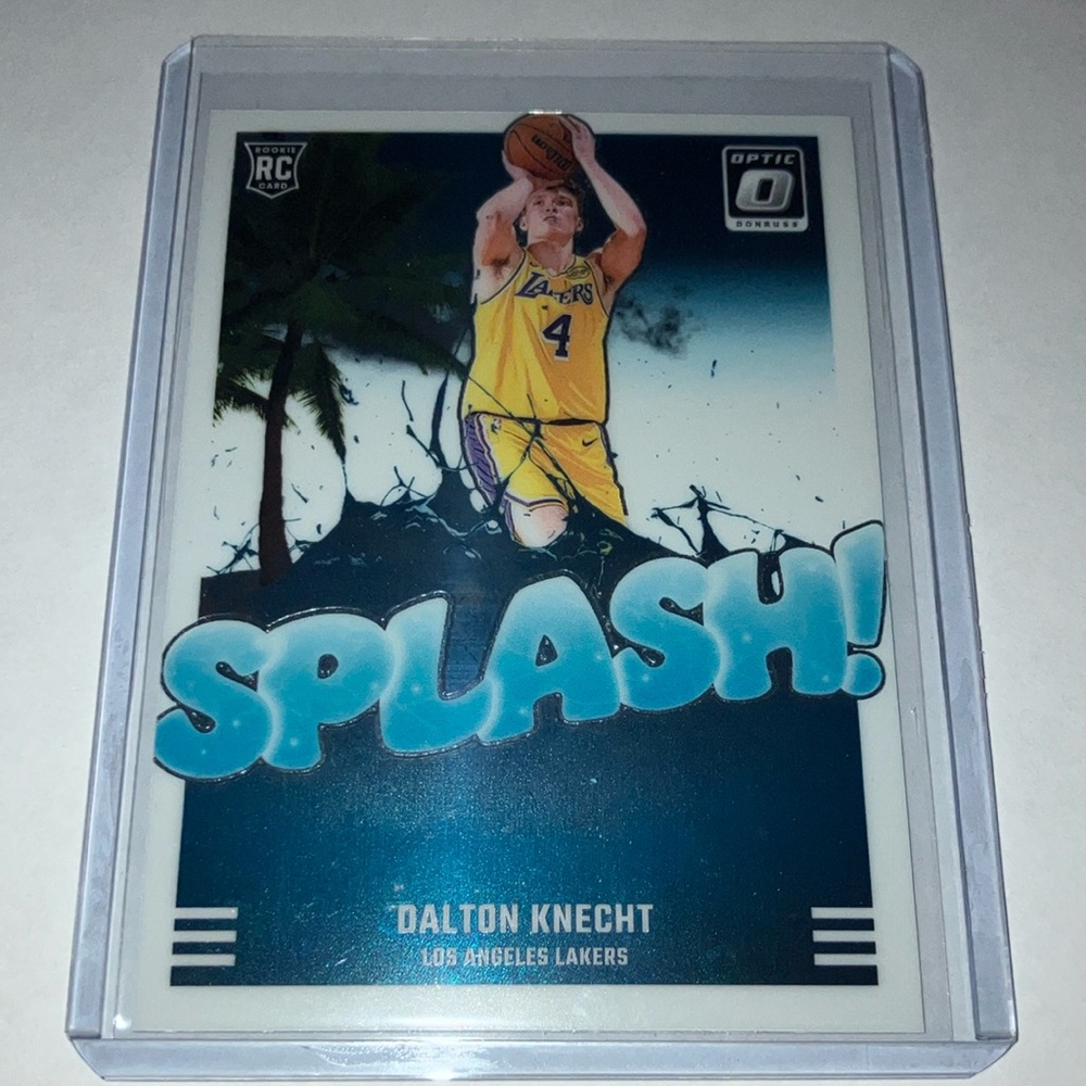 2024-25 Panini Optic Dalton Knecht Los Angeles Lakers SPLASH💦 Basketball Card